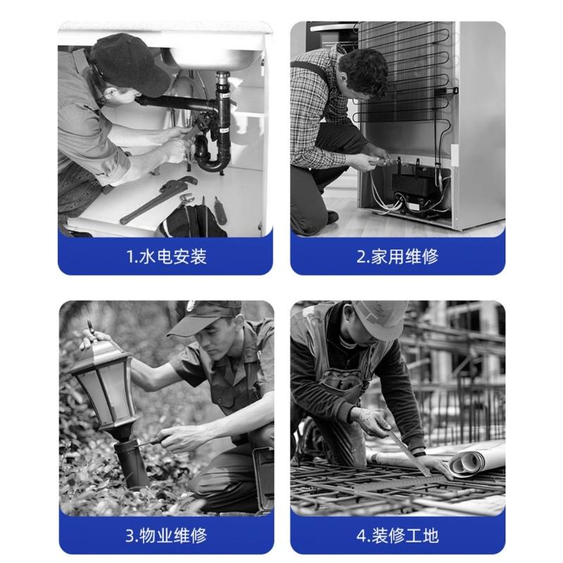 Borsa Porta Attrezzi Elettricista Robusta Borsa da Cintura Con Scomparti Multipli Cintura Regolabile Per Lavoro Professionale