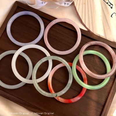 Mary New Chinese Style Glass Antique Bracelet - Women's Light Luxury Jewelry - Gift Accessory 8mm