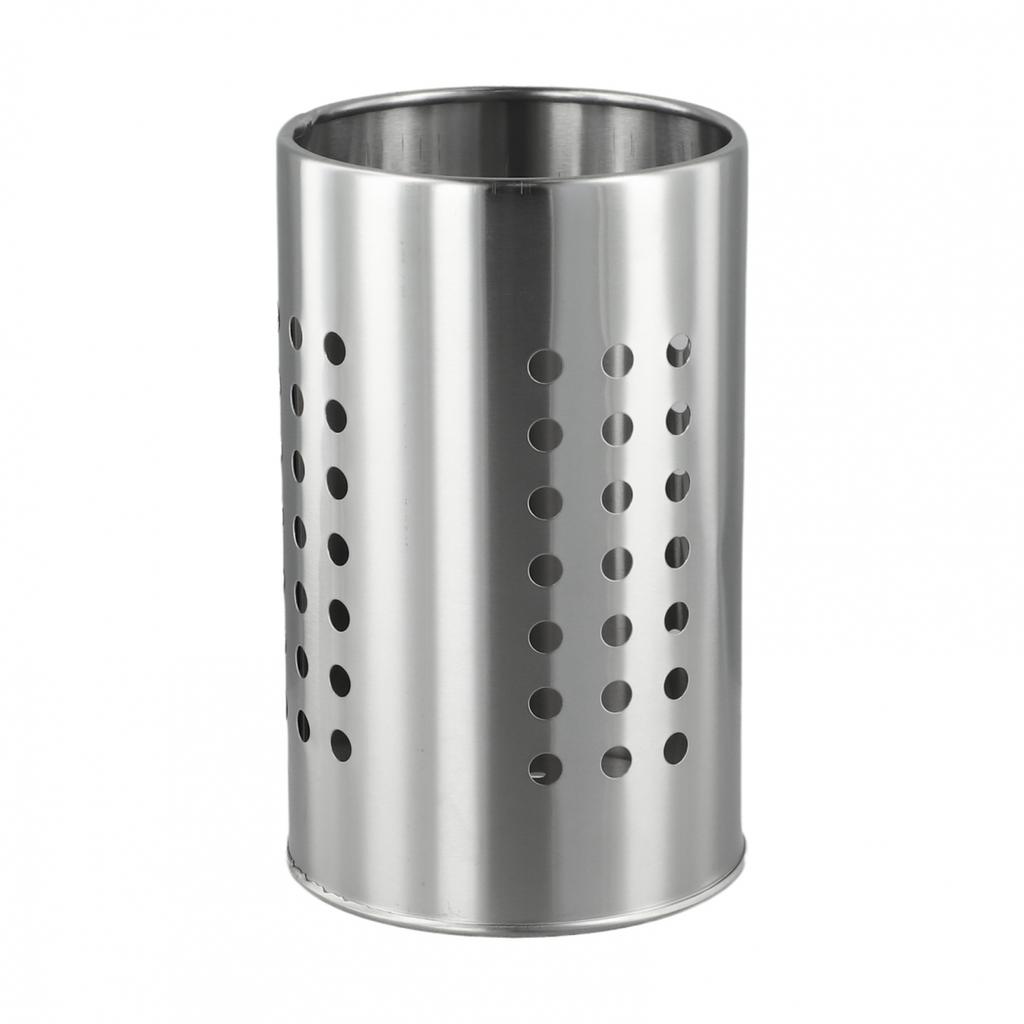 Sleek Design Stainless Steel Cutlery Holder with Efficient Drainage System