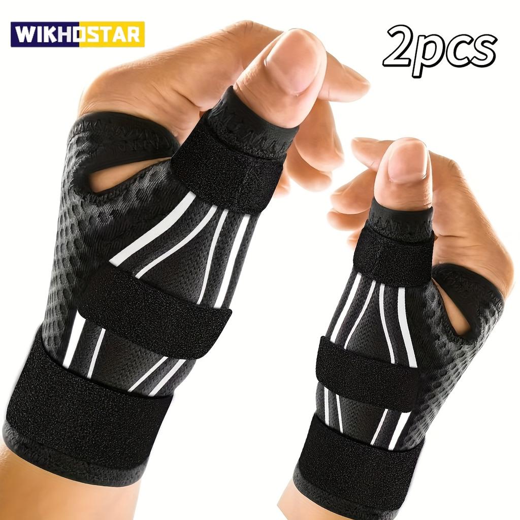 2 Stück ergonomische Daumenbandage für die rechte oder linke Hand bei Arthritis-Schmerzen und zur Unterstützung, Daumenschiene für Schnappfinger