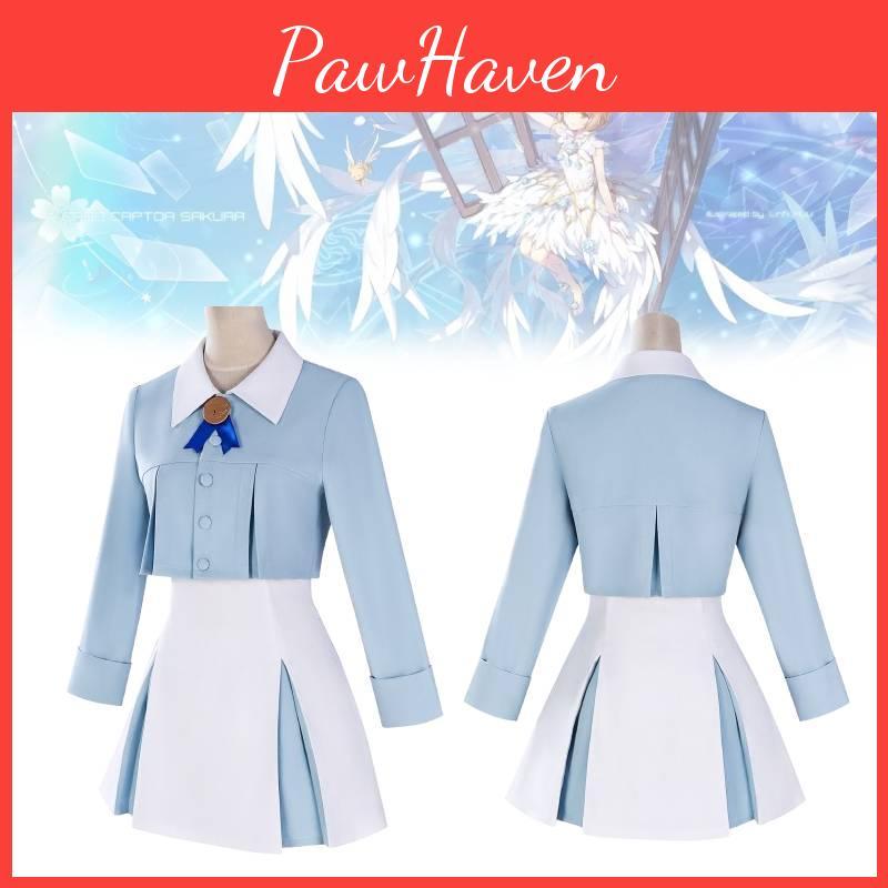 Sakura Card Captor Cosplay Set Comfortable Performance Gifts Clothing Girls