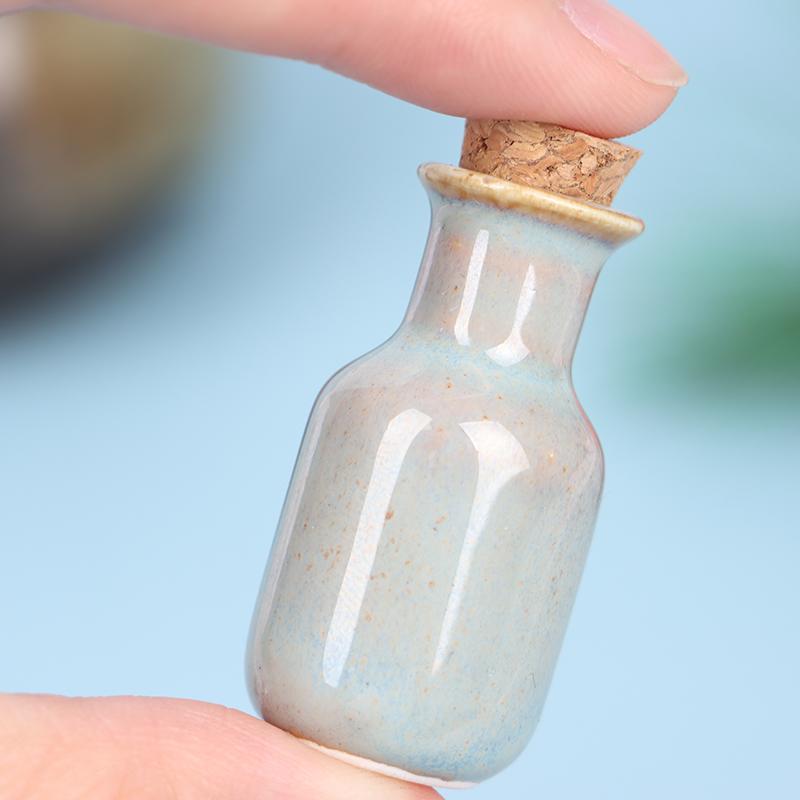 1:12 Dollhouse Miniature Ceramics Jar Seasoning Jar Kitchen Toy Home Decor