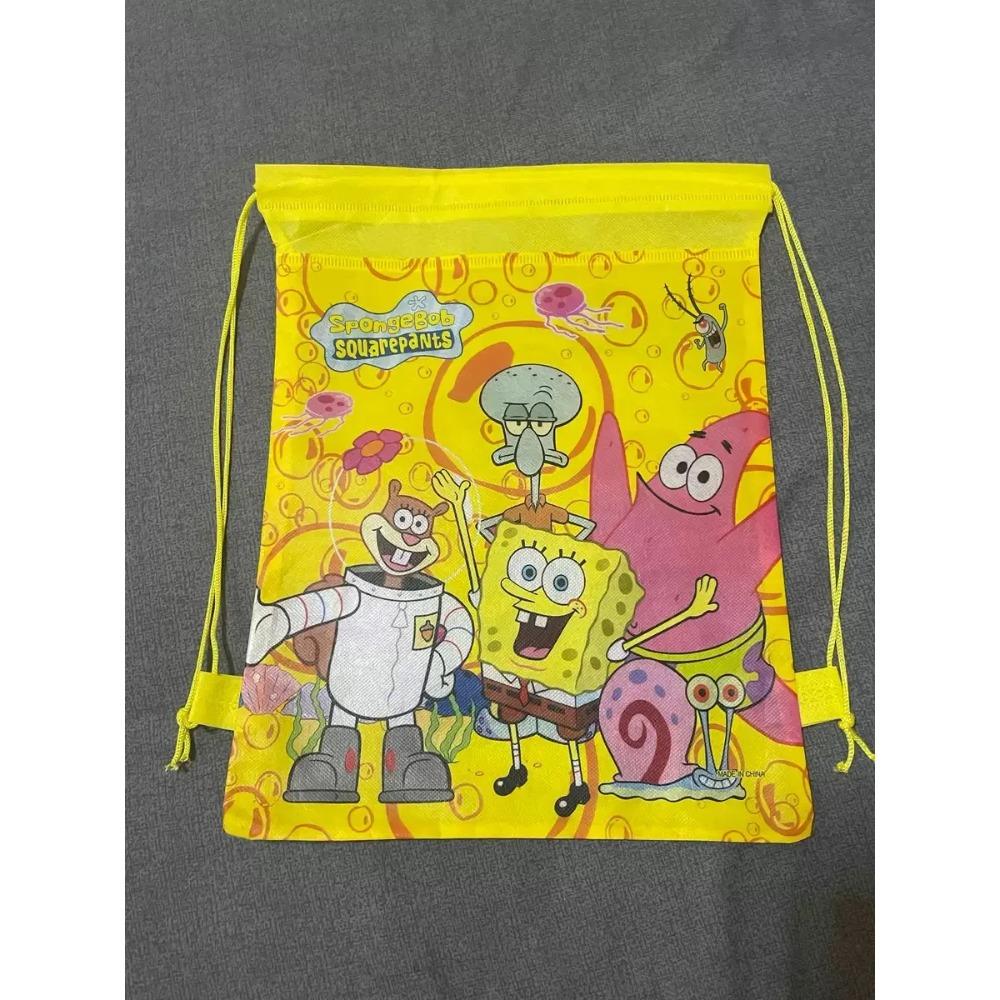 SpongeBob Theme Birthday Party Favor Supplies Keychain Sticker Slap Bracelets for Goodie Bag Fillers Classroom Reward Prizes