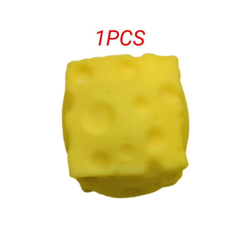 

Cheese 1pcs Square Block Stress Relief Squeeze Toy Simulation Foods Rebound Slow