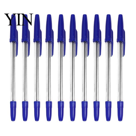 Fine Point Ballpoint Pens 10PCS Pens, 1.0mm Conical Tip Anti Leakage Gel Quick Dry Ink Comfortable Grip Smooth Writing Pen for Office And School