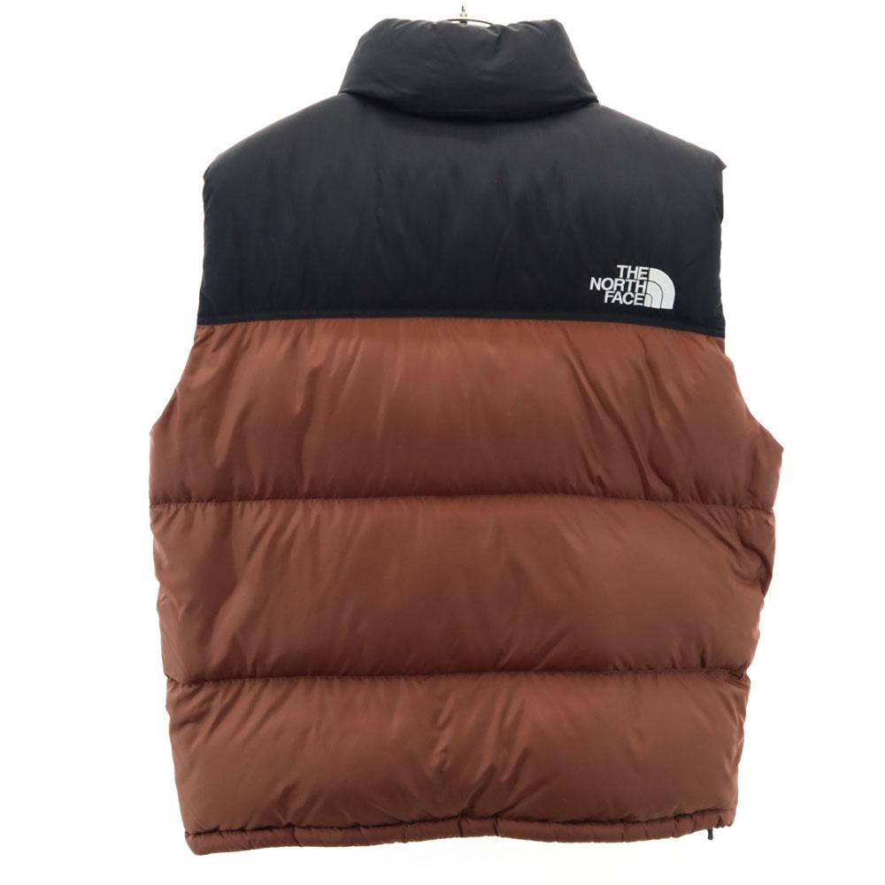 THE NORTH FACE ND92338 Nupsi Down vest L Brown etc Two-tone, outdoor Men's Used