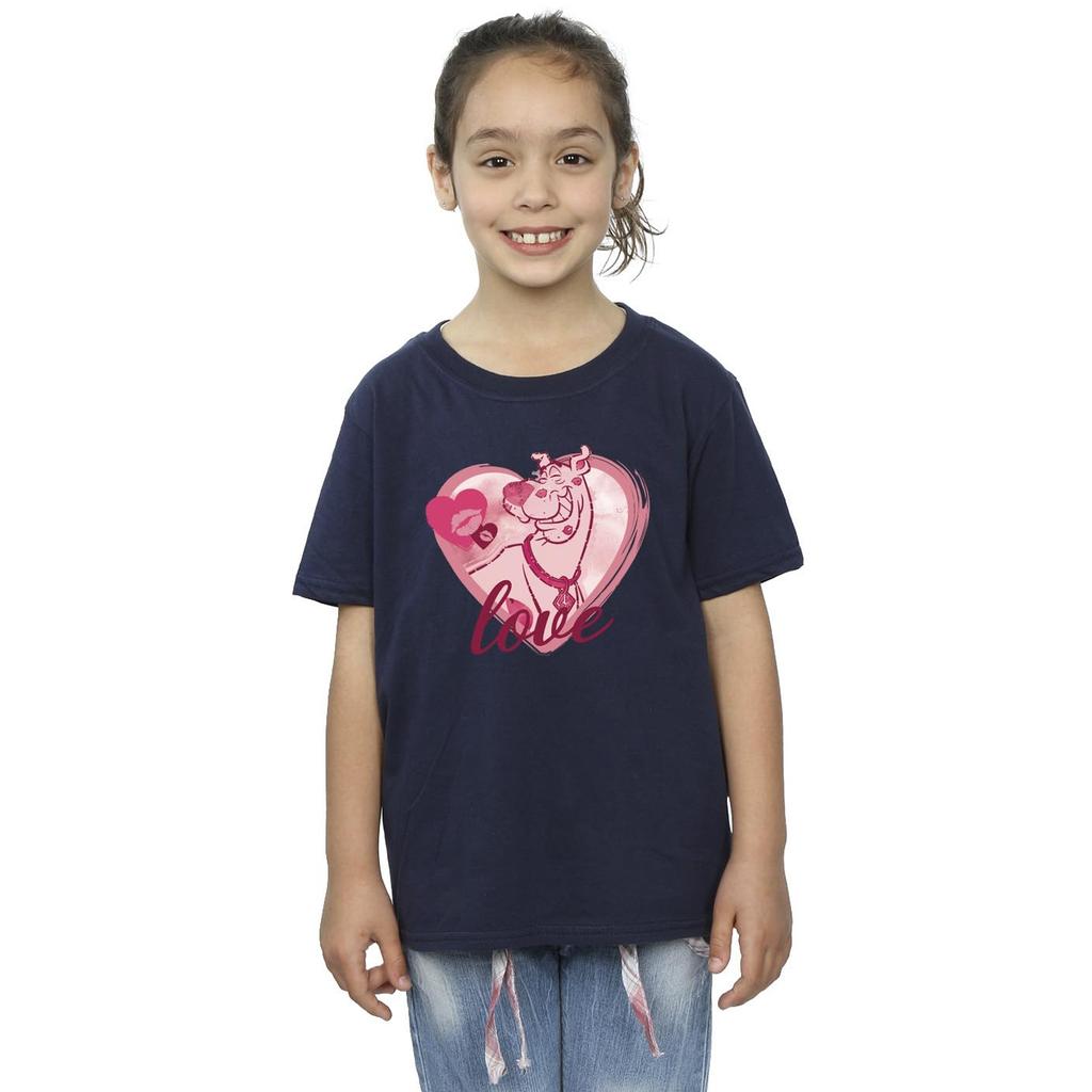 Scooby Doo Girls Love Kisses Cotton T-Shirt