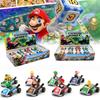 Super Mario Party Go-kart Toy Set With 8 Collectible Figures And Display Box