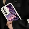 Phone Case for Samsung Galaxy A17 A16 A15 A14 A13 Dreamy Night Cherry Blossom Tree A56 A36 A26 A55 A35 A25 A54 A34 A24 A53 A33 A