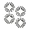 Adapter 25mm/1 Inch Grey Oxidation-resisting Steel