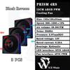LDPCSJ Prism 4RS 120mm ARGB PC Case Fan with Infinity Mirror Design Motherboard Sync 4PIN PWM CPU Cooler Ventilador Fuel Injectors 6