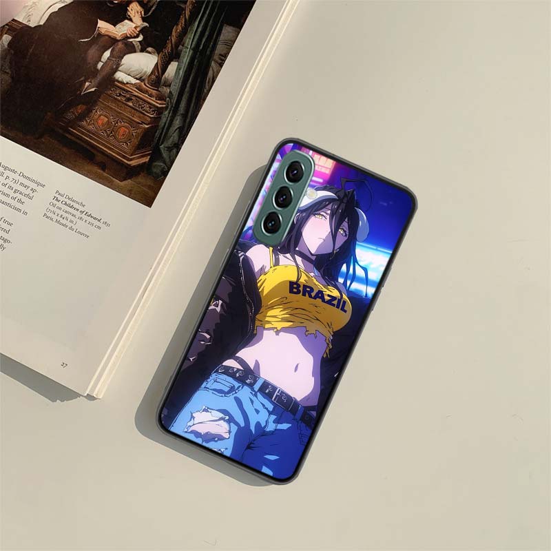 Albedo Overlord Phone Case For Samsung A04S A05S A15 A25 A35 A55 A14 A24 A34 A54 A71 A51 A41 A31 A21S A11 Galaxy Note 20 10 9 8
