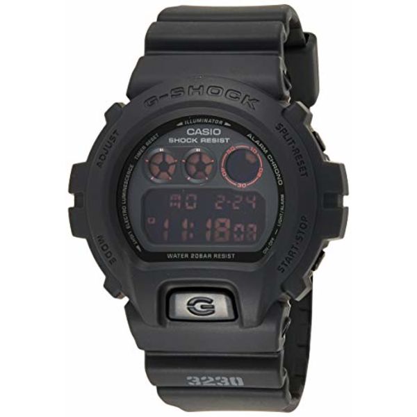 

Часы CASIO G-SHOCK MAT BLACK RED EYE DW-6900MS-1DR Черный (G357) НОВИНКА из Японии
