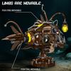 1236pcs Mechanical Lantern Fish Creative Building Blocks Model Assembling Toys for Kids Adult MOC Bricks Sea Animal Set Ornament