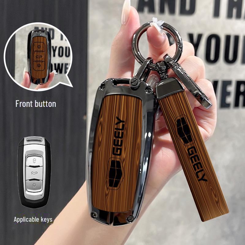 Geely Car Key Cover: Compatible with Emgrand, Boyue, Star X6, Yue, Rui, Binrui, Binyue, Borui, and GL models.
