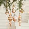 2 Stück Roségold Weihnachten Kleine Hängeanhänger Christbaumschmuck Schneemann Noel Frohe Weihnachten Deko 2025 Frohes Neues Jahr 2026