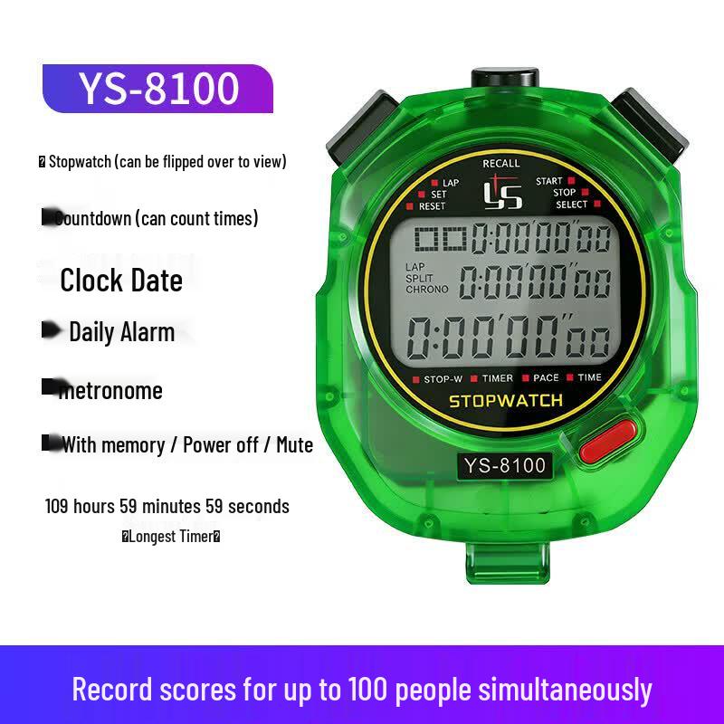 YS Waterproof Multi-Track Stopwatch Timer