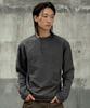 SLOWACID Slub Henley-Kragen Langarm [Anthrazit]