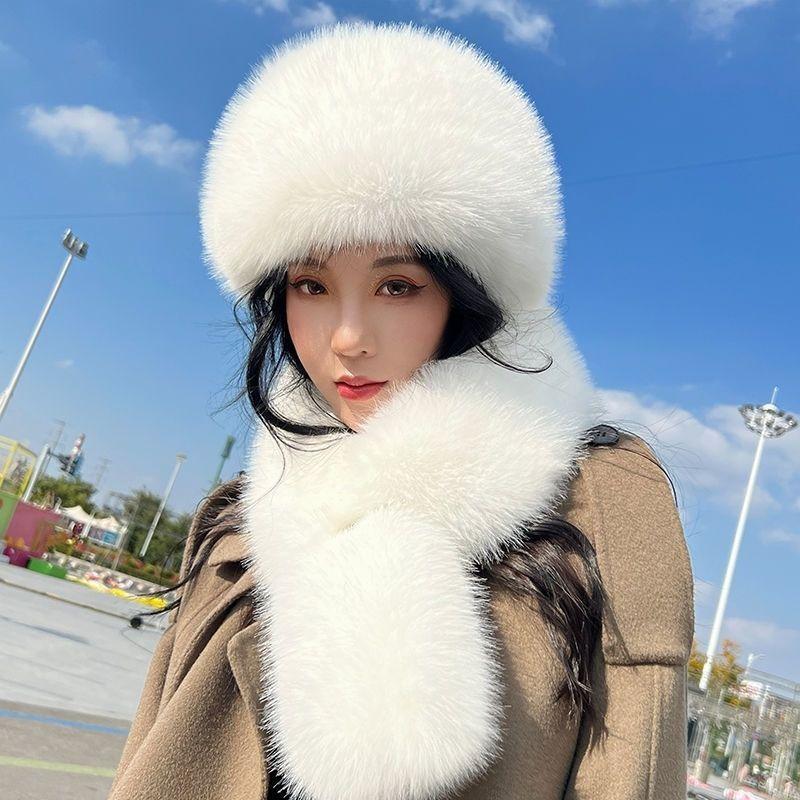 Winter Neuer Schal Hut Warmhaltend und Kältefest All-Matching Hut