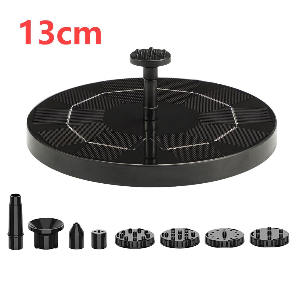 

Солнечный фонтан с 8 насадками, отдельно стоящий плавающий фонтан, фонтан-цветок для купания птиц для открытого сада, пруда, бассейна