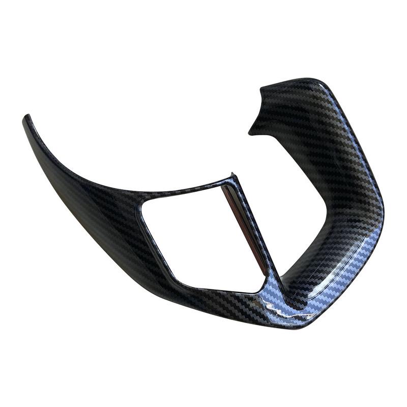 3pc Carbon fiber color Steering Wheel Cover Trim Fit for Hyundai Santa Cruz Tucson   Elantra