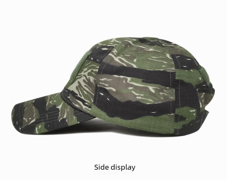 Grenzüberschreitende Camouflage-Baseballkappe mit Maske für Outdoor, Jagd, Angeln, Sonnenschutz und taktischen Einsatz