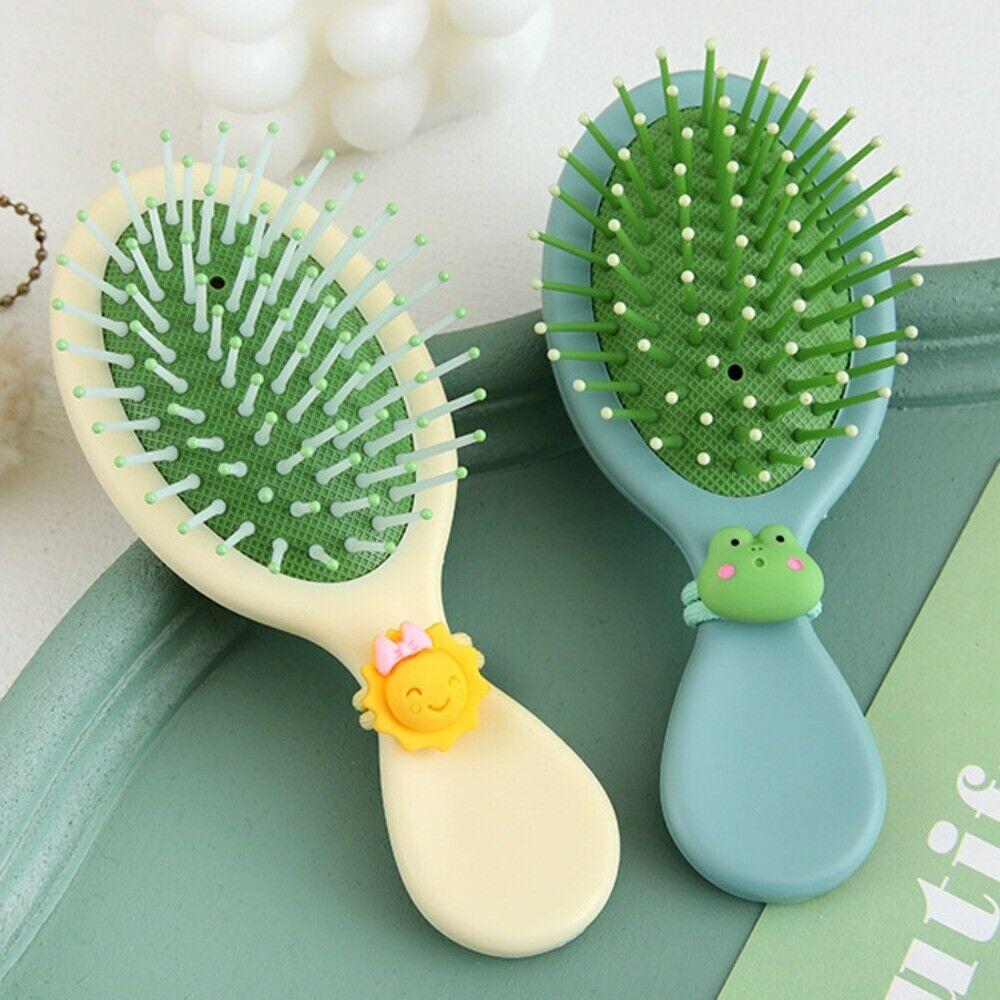 Mini Portable Small Massage Untangling Hairbrush Cartoon Air Cushion Hair Brush;