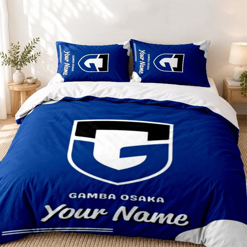 GAMBAOSAKA Custom Name 3pc set Perfect for bedroom use Comfortable bedding set includes a duvet cover and two pillowcases Ideal birthday or Christ
