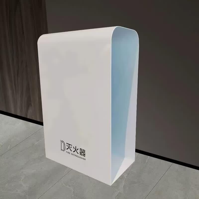 UKGF Stainless Steel Arc Fire Extinguisher Box