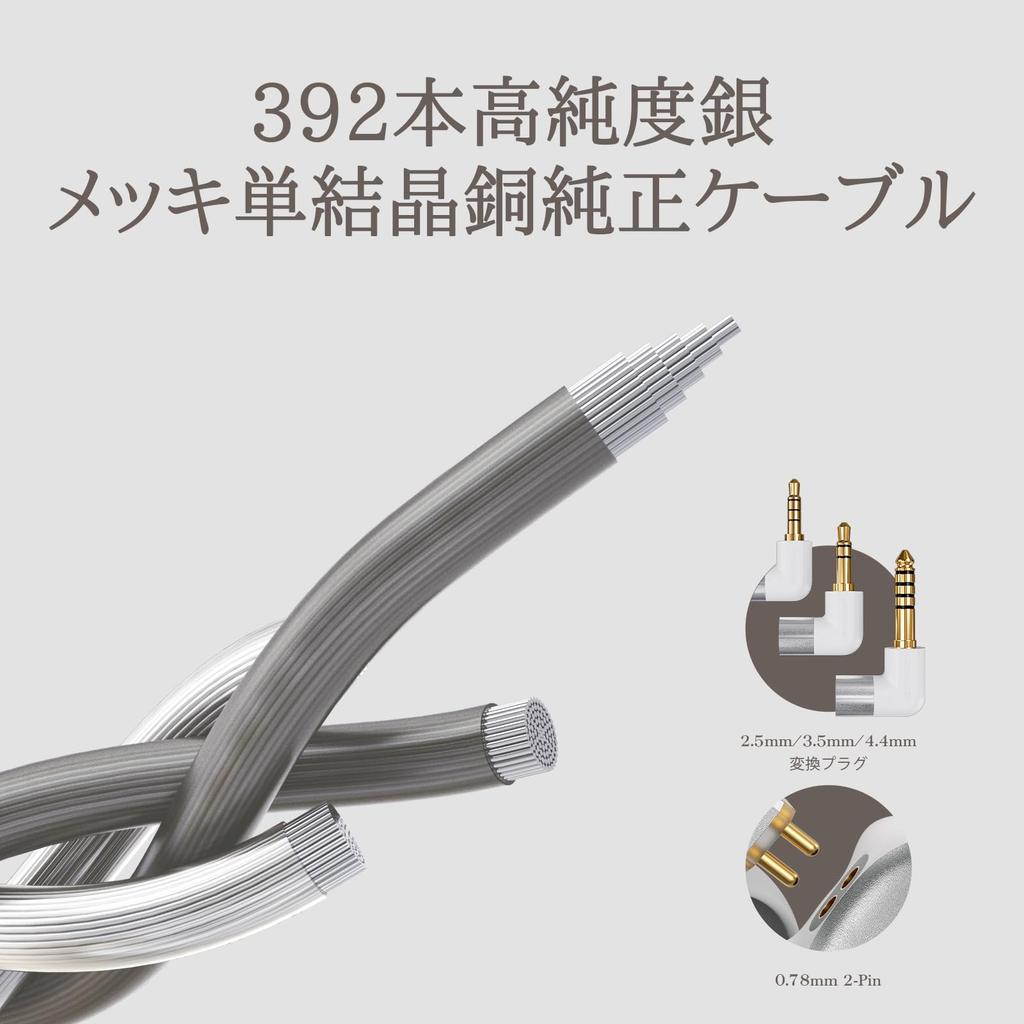 [VGP 2024 SUNNER Award Winner] LETSHOOER Cadenza 4 Wired Earphones, In-Ear Monitor Type, Beryllium Coated Dynamic Driver, Balanced Armature (BA) Type,