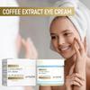 Jaysuing Coffee Firming Eye Cream, reduces fine lines, dark spots, and dark circles; firms, moisturizes, and hydrates; suitable for the eye area, 57g