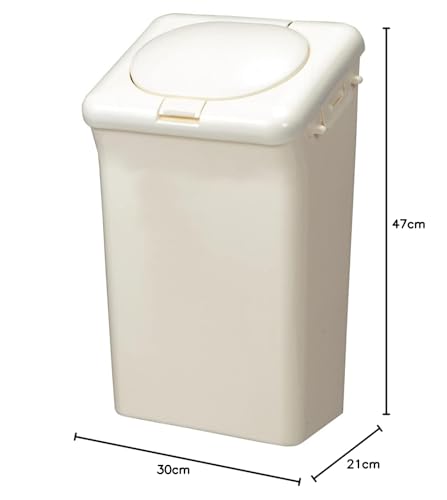 T-WORLD Odor-Proof Diaper Pail, Push-Open, 14L, Made In Japan, Bag-Packed