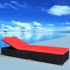 Day and Night - Day and Night Lounger with Black Synthetic Rattan Cushion