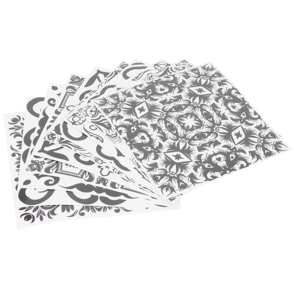 10 STÜCKE Selbstklebende Fliesenaufkleber DIY Wasserdicht Ölfest Wandaufkleber für Küchendekor