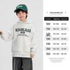 Boys' Fleece-Lined Hooded Sweatshirt - Winter 2025 Style, Thickened for Medium and Large Children
