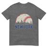 New York Retro Baseball Lover Met At Game Day TShirt