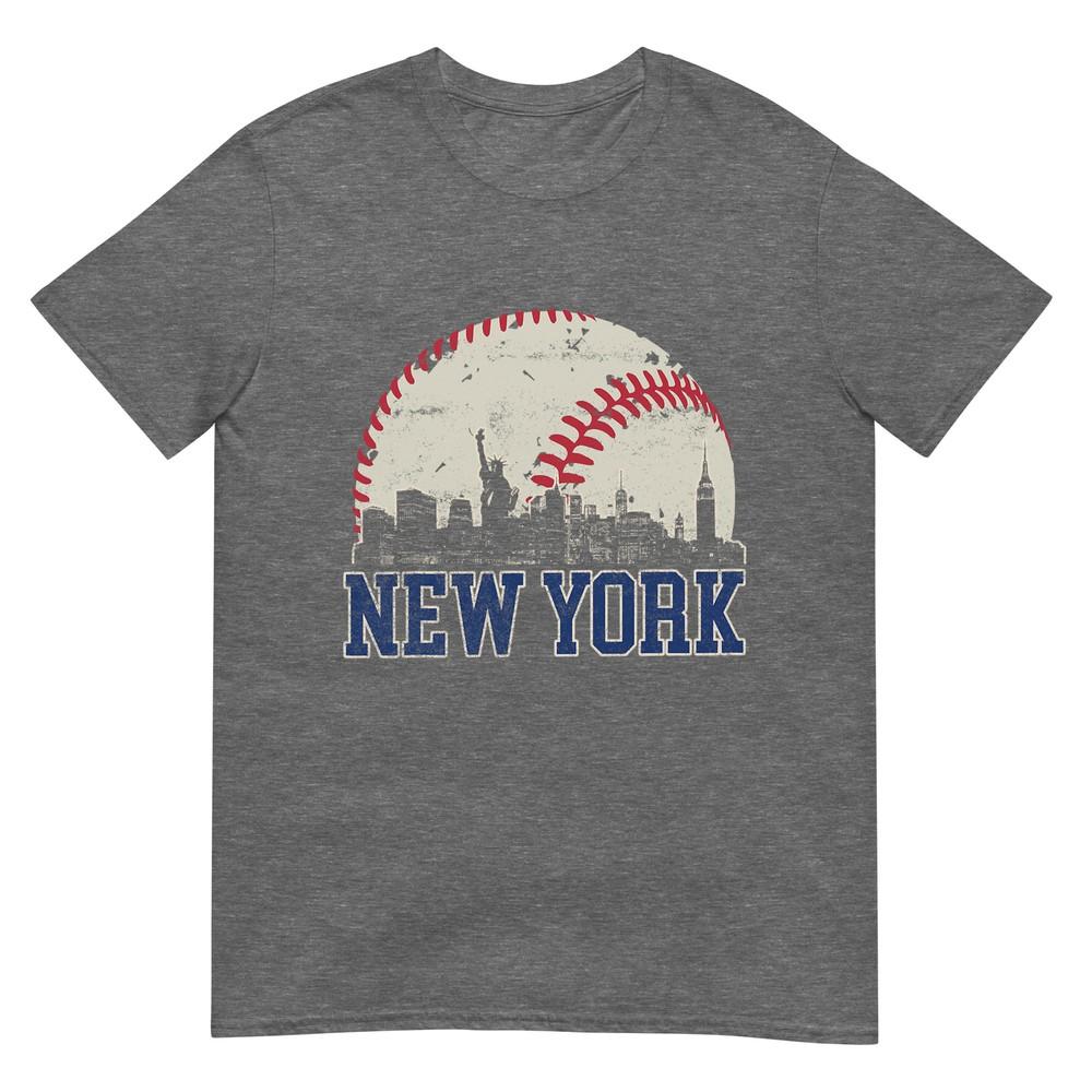 New York Retro Baseball Lover Met At Game Day TShirt