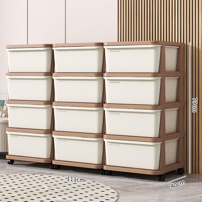 Sertar de depozitare din plastic pentru gustări și jucării - Cutie organizatoare pentru casă