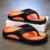 Fashion 2025 Summer Slippers Men Flip Flops Thick Soled EVA Soft Slides For Men Non-Slip Fashion Sandals Outdoor Beach Summer Shoes