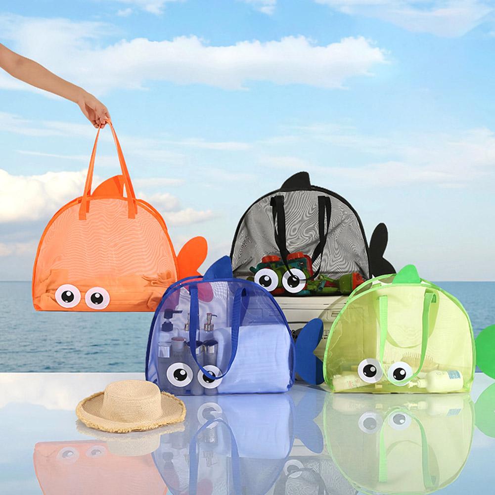 Summer New Travel Beach Bag Children's Cartoon Toy Storage Bag Swimsuit Storage Bag Big Eye Handheld Toiletry Bag