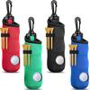 1Pc Golf Tee Holder Neoprene Golf Ball Carry Bag Pouch Golf Ball Holder Keychain Belt Clip Portable Golf Gifts Accessories