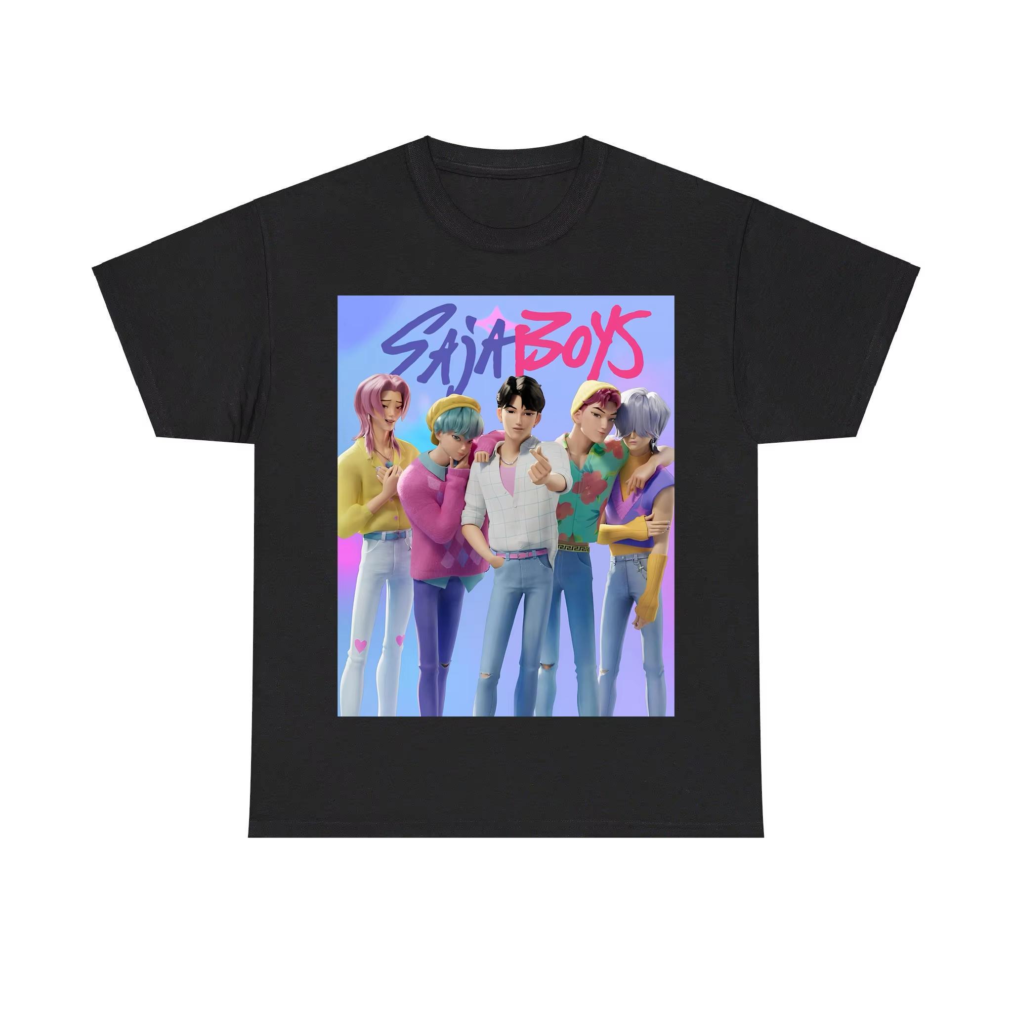 

Anime Graphic Print Autumn Pure Cotton Men s and Women s T-shirt Short Sleeve Street Fashion Trend Clothing Kpop Aesthetic S