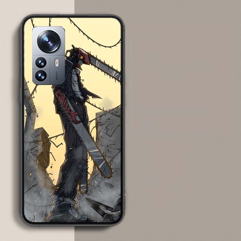 Anime Chainsaw Man Phone Case For Redmi Note 15 Pro 5G 14 13 12 Pro Plus 11 11T 11E 11S 10 Pro 10S 9 9S Cover Cell Clear with Su