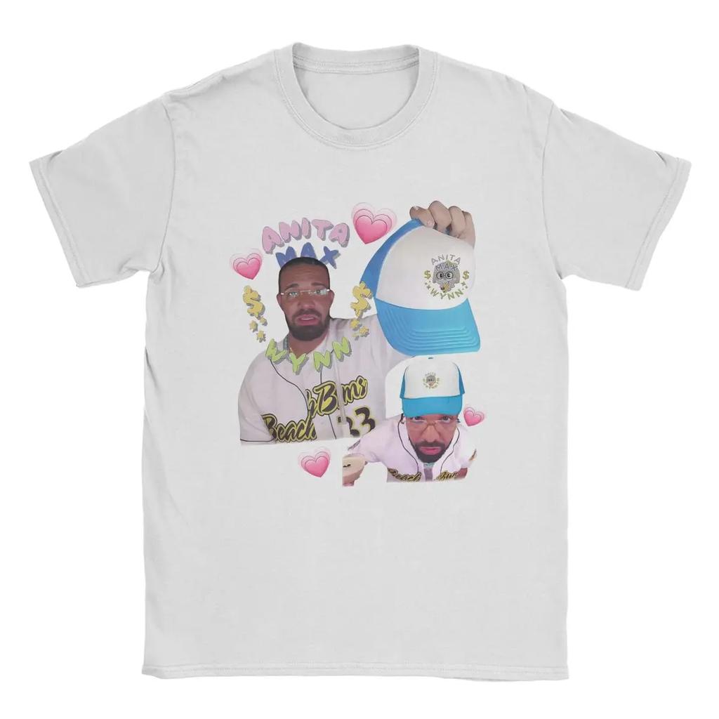 Anita Max Wynn Love Men T Shirt Vintage Tees Short Sleeve Round Neck T-Shirt 100% Cotton 6XL Clothes