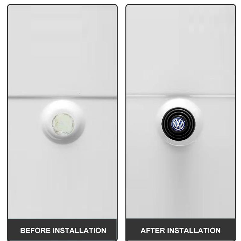 Car Door Anti-Collision Silicone Pads Shock Absorber Gasket Suitable For Volkswagen Golf-7 4 5 6 CC T-ROC Sharan Passat B5 6 7 Polos Tiguan