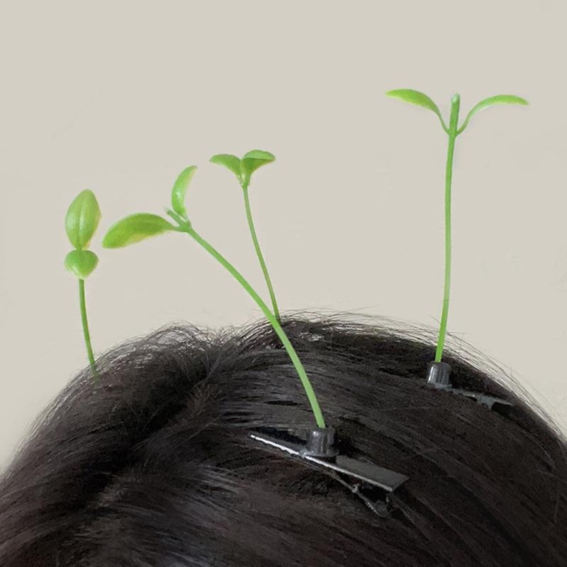Collezione di 10 Eleganti Fermagli per Capelli Simulazione Pianta Clip per Capelli Colorati Barrettine per Capelli Copricapo per Spettacoli