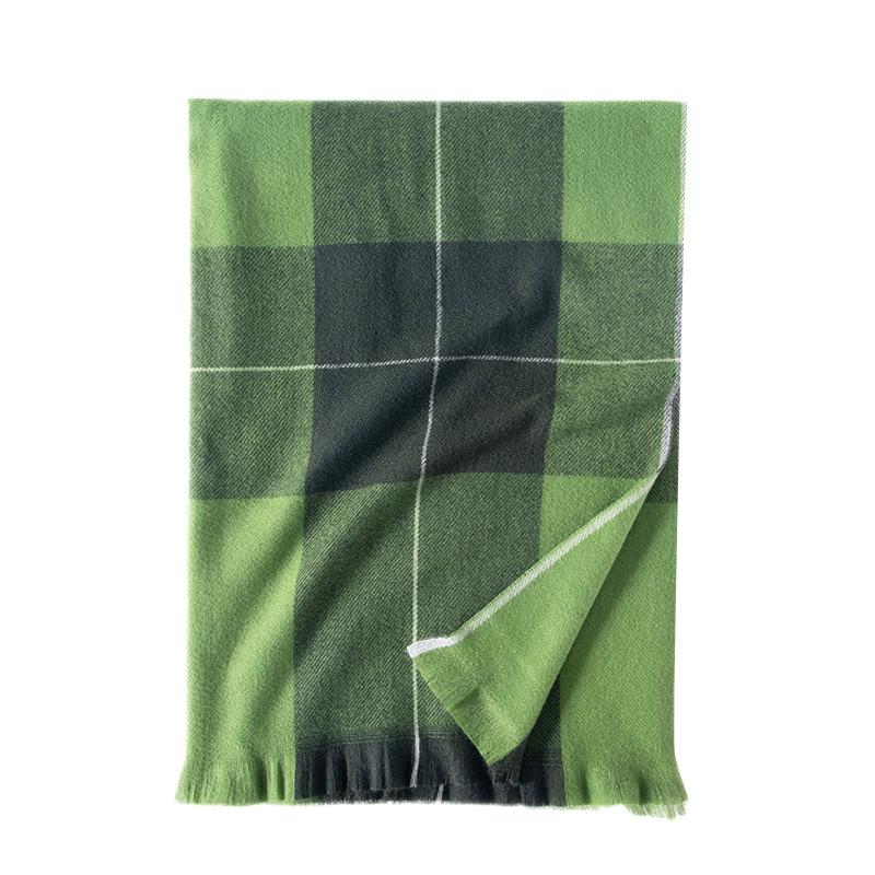 Imitation Cashmere Women Scarf Ladies Winter Vintage Plaid Scarve Pashmina Mujer Femme Foulard Bufanda Wrap Shawl Echarpe Hiver