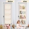 Over The Door Stuffed Animal Storage, Cotton Toy Organizer for Storage Plush Toys,Baby Supplies, Stuffed Animal Holder with 4 Large Pockets