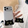Cat Phone Case for iPhone 17 16 15 14 13 12 11 Pro Max Plus Air Mini 16E ProMax Transparent Case