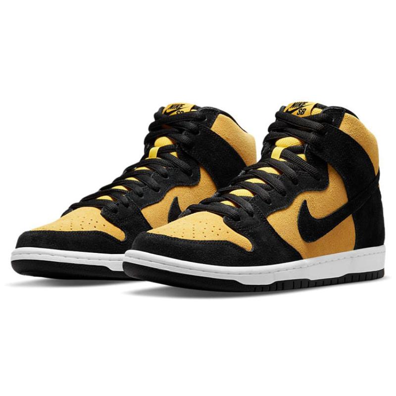 Nike Sb Dunk High Pro 'Reverse Goldenrod' Skateboard Shoes DB1640-001